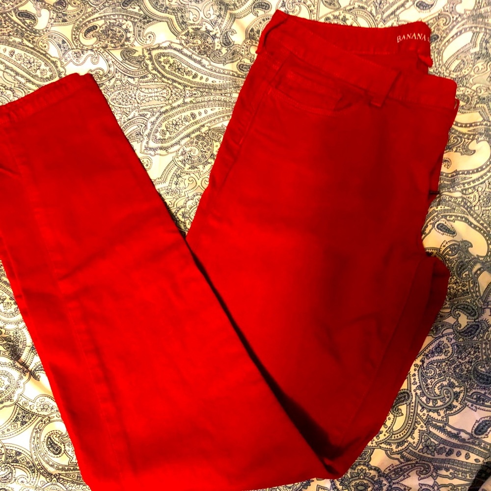 Banana republic RED JEANS